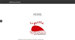 Desktop Screenshot of librerialapecera.es